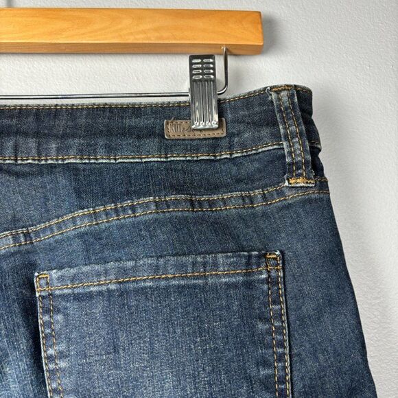 Kut From the Kloth Skinny Jeans with Zippers on the Ankles Size 10 - Picture 8 of 10